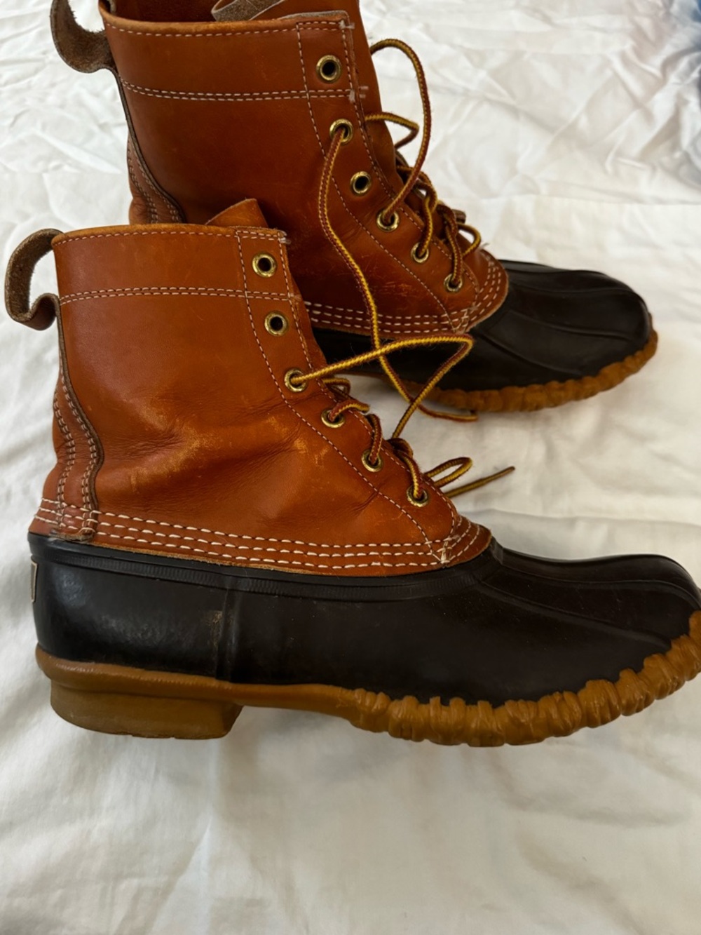 L.L. Bean Brown and Black Maine Hunting Shoe Boot Bean Boots